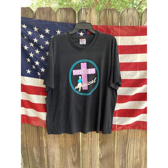 1996  Waiters Musical Religious Distressed Tee XL - Picture 1 of 9